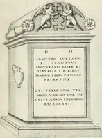 Picture 38 of 439 from I.[-VI.] pars Romanae vrbis topographiae & antiquitatum, quâ succinctê & breviter describuntur omnia quae tam publicê quam privatim videntur anim-adversione digna: (1597), leaf 110