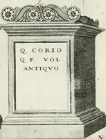 Picture 41 of 439 from I.[-VI.] pars Romanae vrbis topographiae & antiquitatum, quâ succinctê & breviter describuntur omnia quae tam publicê quam privatim videntur anim-adversione digna: (1597), leaf 112