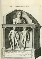 An illustration from I.[-VI.] pars Romanae vrbis topographiae & antiquitatum, quâ succinctê & breviter describuntur omnia quae tam publicê quam privatim videntur anim-adversione digna: (1597)