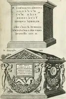 An illustration from I.[-VI.] pars Romanae vrbis topographiae & antiquitatum, quâ succinctê & breviter describuntur omnia quae tam publicê quam privatim videntur anim-adversione digna: (1597)
