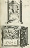 An illustration from I.[-VI.] pars Romanae vrbis topographiae & antiquitatum, quâ succinctê & breviter describuntur omnia quae tam publicê quam privatim videntur anim-adversione digna: (1597)