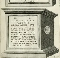 Picture 91 of 439 from I.[-VI.] pars Romanae vrbis topographiae & antiquitatum, quâ succinctê & breviter describuntur omnia quae tam publicê quam privatim videntur anim-adversione digna: (1597), leaf 172