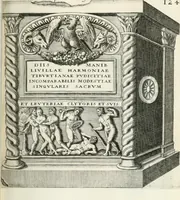 An illustration from I.[-VI.] pars Romanae vrbis topographiae & antiquitatum, quâ succinctê & breviter describuntur omnia quae tam publicê quam privatim videntur anim-adversione digna: (1597)