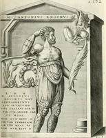 An illustration from I.[-VI.] pars Romanae vrbis topographiae & antiquitatum, quâ succinctê & breviter describuntur omnia quae tam publicê quam privatim videntur anim-adversione digna: (1597)