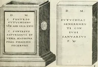 An illustration from I.[-VI.] pars Romanae vrbis topographiae & antiquitatum, quâ succinctê & breviter describuntur omnia quae tam publicê quam privatim videntur anim-adversione digna: (1597)