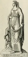 An illustration from I.[-VI.] pars Romanae vrbis topographiae & antiquitatum, quâ succinctê & breviter describuntur omnia quae tam publicê quam privatim videntur anim-adversione digna: (1597)