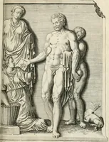 An illustration from I.[-VI.] pars Romanae vrbis topographiae & antiquitatum, quâ succinctê & breviter describuntur omnia quae tam publicê quam privatim videntur anim-adversione digna: (1597)