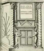 Picture 168 of 439 from I.[-VI.] pars Romanae vrbis topographiae & antiquitatum, quâ succinctê & breviter describuntur omnia quae tam publicê quam privatim videntur anim-adversione digna: (1597), leaf 316