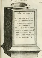 Picture 173 of 439 from I.[-VI.] pars Romanae vrbis topographiae & antiquitatum, quâ succinctê & breviter describuntur omnia quae tam publicê quam privatim videntur anim-adversione digna: (1597), leaf 326