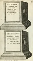 Picture 178 of 439 from I.[-VI.] pars Romanae vrbis topographiae & antiquitatum, quâ succinctê & breviter describuntur omnia quae tam publicê quam privatim videntur anim-adversione digna: (1597), leaf 336