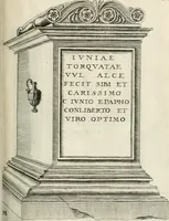 An illustration from I.[-VI.] pars Romanae vrbis topographiae & antiquitatum, quâ succinctê & breviter describuntur omnia quae tam publicê quam privatim videntur anim-adversione digna: (1597)