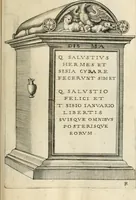 Picture 212 of 439 from I.[-VI.] pars Romanae vrbis topographiae & antiquitatum, quâ succinctê & breviter describuntur omnia quae tam publicê quam privatim videntur anim-adversione digna: (1597), leaf 400