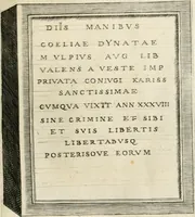 Picture 215 of 439 from I.[-VI.] pars Romanae vrbis topographiae & antiquitatum, quâ succinctê & breviter describuntur omnia quae tam publicê quam privatim videntur anim-adversione digna: (1597), leaf 406