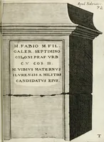 Picture 220 of 439 from I.[-VI.] pars Romanae vrbis topographiae & antiquitatum, quâ succinctê & breviter describuntur omnia quae tam publicê quam privatim videntur anim-adversione digna: (1597), leaf 416