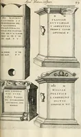 An illustration from I.[-VI.] pars Romanae vrbis topographiae & antiquitatum, quâ succinctê & breviter describuntur omnia quae tam publicê quam privatim videntur anim-adversione digna: (1597)