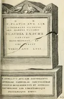 Picture 255 of 439 from I.[-VI.] pars Romanae vrbis topographiae & antiquitatum, quâ succinctê & breviter describuntur omnia quae tam publicê quam privatim videntur anim-adversione digna: (1597), leaf 482