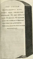 Picture 267 of 439 from I.[-VI.] pars Romanae vrbis topographiae & antiquitatum, quâ succinctê & breviter describuntur omnia quae tam publicê quam privatim videntur anim-adversione digna: (1597), leaf 510