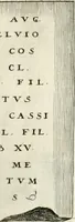 Picture 278 of 439 from I.[-VI.] pars Romanae vrbis topographiae & antiquitatum, quâ succinctê & breviter describuntur omnia quae tam publicê quam privatim videntur anim-adversione digna: (1597), leaf 528