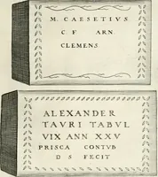 An illustration from I.[-VI.] pars Romanae vrbis topographiae & antiquitatum, quâ succinctê & breviter describuntur omnia quae tam publicê quam privatim videntur anim-adversione digna: (1597)