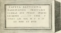 Picture 293 of 439 from I.[-VI.] pars Romanae vrbis topographiae & antiquitatum, quâ succinctê & breviter describuntur omnia quae tam publicê quam privatim videntur anim-adversione digna: (1597), leaf 596