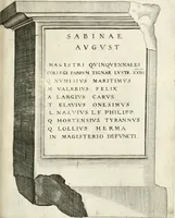 Picture 306 of 439 from I.[-VI.] pars Romanae vrbis topographiae & antiquitatum, quâ succinctê & breviter describuntur omnia quae tam publicê quam privatim videntur anim-adversione digna: (1597), leaf 620
