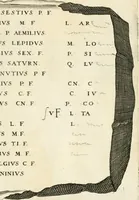 An illustration from I.[-VI.] pars Romanae vrbis topographiae & antiquitatum, quâ succinctê & breviter describuntur omnia quae tam publicê quam privatim videntur anim-adversione digna: (1597)