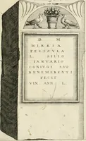 Picture 363 of 439 from I.[-VI.] pars Romanae vrbis topographiae & antiquitatum, quâ succinctê & breviter describuntur omnia quae tam publicê quam privatim videntur anim-adversione digna: (1597), leaf 724