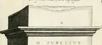 An illustration from I.[-VI.] pars Romanae vrbis topographiae & antiquitatum, quâ succinctê & breviter describuntur omnia quae tam publicê quam privatim videntur anim-adversione digna: (1597)