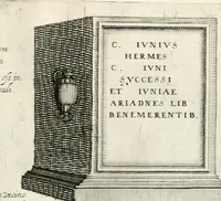 Picture 417 of 439 from I.[-VI.] pars Romanae vrbis topographiae & antiquitatum, quâ succinctê & breviter describuntur omnia quae tam publicê quam privatim videntur anim-adversione digna: (1597), leaf 834
