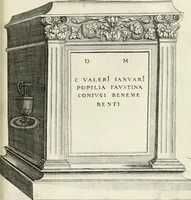 An illustration from I.[-VI.] pars Romanae vrbis topographiae & antiquitatum, quâ succinctê & breviter describuntur omnia quae tam publicê quam privatim videntur anim-adversione digna: (1597)