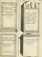 Picture 436 of 439 from I.[-VI.] pars Romanae vrbis topographiae & antiquitatum, quâ succinctê & breviter describuntur omnia quae tam publicê quam privatim videntur anim-adversione digna: (1597), leaf 872