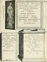 An illustration from I.[-VI.] pars Romanae vrbis topographiae & antiquitatum, quâ succinctê & breviter describuntur omnia quae tam publicê quam privatim videntur anim-adversione digna: (1597)