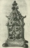 An illustration from Catalogue of the ivory carvings of the Christian era with examples of Mohammedan art and carvings in bone in the Department of British and Mediaeval Antiquities and Ethnography of the British Museum (1909)