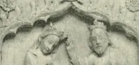 An illustration from Catalogue of the ivory carvings of the Christian era with examples of Mohammedan art and carvings in bone in the Department of British and Mediaeval Antiquities and Ethnography of the British Museum (1909)