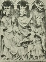 An illustration from Catalogue of the ivory carvings of the Christian era with examples of Mohammedan art and carvings in bone in the Department of British and Mediaeval Antiquities and Ethnography of the British Museum (1909)