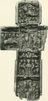 An illustration from Catalogue of the ivory carvings of the Christian era with examples of Mohammedan art and carvings in bone in the Department of British and Mediaeval Antiquities and Ethnography of the British Museum (1909)