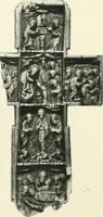 An illustration from Catalogue of the ivory carvings of the Christian era with examples of Mohammedan art and carvings in bone in the Department of British and Mediaeval Antiquities and Ethnography of the British Museum (1909)