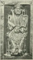 An illustration from Catalogue of the ivory carvings of the Christian era with examples of Mohammedan art and carvings in bone in the Department of British and Mediaeval Antiquities and Ethnography of the British Museum (1909)