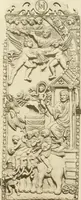 An illustration from Catalogue of the ivory carvings of the Christian era with examples of Mohammedan art and carvings in bone in the Department of British and Mediaeval Antiquities and Ethnography of the British Museum (1909)