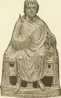 An illustration from Catalogue of the ivory carvings of the Christian era with examples of Mohammedan art and carvings in bone in the Department of British and Mediaeval Antiquities and Ethnography of the British Museum (1909)