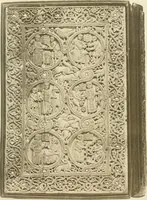 An illustration from Catalogue of the ivory carvings of the Christian era with examples of Mohammedan art and carvings in bone in the Department of British and Mediaeval Antiquities and Ethnography of the British Museum (1909)
