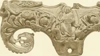 An illustration from Catalogue of the ivory carvings of the Christian era with examples of Mohammedan art and carvings in bone in the Department of British and Mediaeval Antiquities and Ethnography of the British Museum (1909)