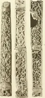 An illustration from Catalogue of the ivory carvings of the Christian era with examples of Mohammedan art and carvings in bone in the Department of British and Mediaeval Antiquities and Ethnography of the British Museum (1909)
