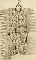 An illustration from Catalogue of the ivory carvings of the Christian era with examples of Mohammedan art and carvings in bone in the Department of British and Mediaeval Antiquities and Ethnography of the British Museum (1909)