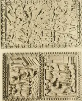 An illustration from Catalogue of the ivory carvings of the Christian era with examples of Mohammedan art and carvings in bone in the Department of British and Mediaeval Antiquities and Ethnography of the British Museum (1909)