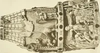 An illustration from Catalogue of the ivory carvings of the Christian era with examples of Mohammedan art and carvings in bone in the Department of British and Mediaeval Antiquities and Ethnography of the British Museum (1909)