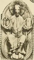 An illustration from Catalogue of the ivory carvings of the Christian era with examples of Mohammedan art and carvings in bone in the Department of British and Mediaeval Antiquities and Ethnography of the British Museum (1909)