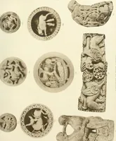 An illustration from Catalogue of the ivory carvings of the Christian era with examples of Mohammedan art and carvings in bone in the Department of British and Mediaeval Antiquities and Ethnography of the British Museum (1909)