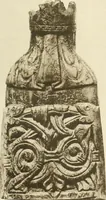 An illustration from Catalogue of the ivory carvings of the Christian era with examples of Mohammedan art and carvings in bone in the Department of British and Mediaeval Antiquities and Ethnography of the British Museum (1909)