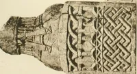 An illustration from Catalogue of the ivory carvings of the Christian era with examples of Mohammedan art and carvings in bone in the Department of British and Mediaeval Antiquities and Ethnography of the British Museum (1909)